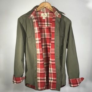 Woolrich flannel lined shirt